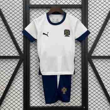 Camiseta Portugal Entrenamiento Conjunto Niño 2025 Blanco