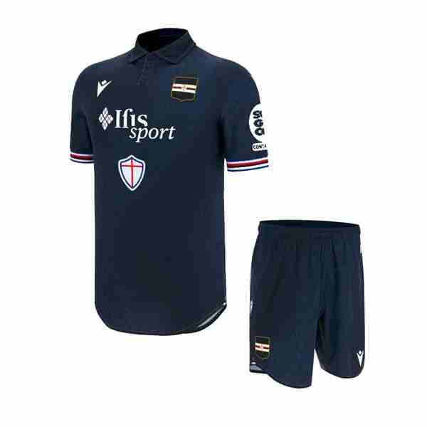 Camiseta Sampdoria 3ª Niño 2025-2026 Camiseta Sampdoria Conjunto Niño Tercera 2025 2026