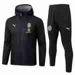 Rompevientos Con Capucha AC Milan Negro 2025-2026 5