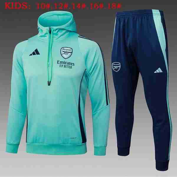Ninos Sudadera Con Capucha Arsenal 2025-2026 Verde 5 Sudadera Con Capucha Niños Arsenal 2025 2026 Verde