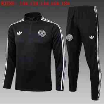 Sudadera Entrenamiento Niños Alemania 2025 2026 Negro