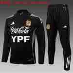 Sudadera Entrenamiento Niños Argentina 2025 2026 Negro