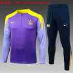 Sudadera Entrenamiento Niños Atlético De Madrid 2025 2026 Purpura