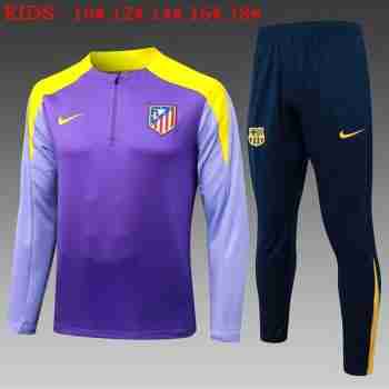 Sudadera Entrenamiento Niños Atlético De Madrid 2025 2026 Purpura
