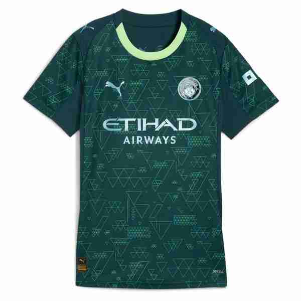 Camiseta Manchester City EA SPORTS Mujer 2025-2026 Tailandia Camiseta Cuarta Manchester City Mujer 2025 2026