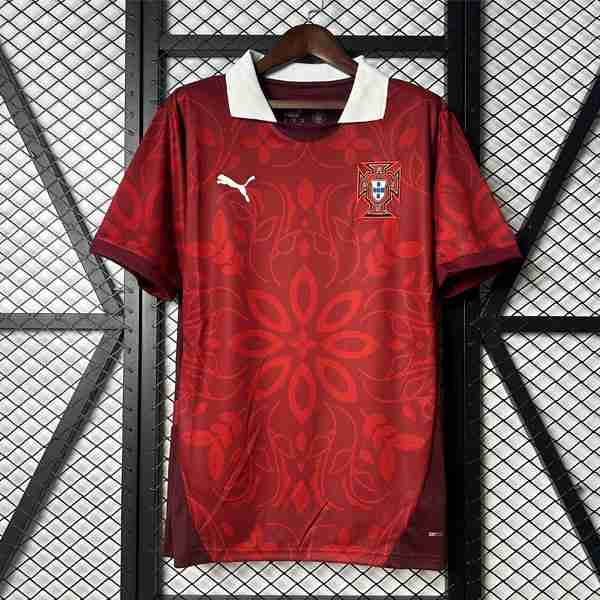 Tailandia Camiseta Portugal Training 2025 Rojo Tailandia Camiseta Entrenamiento Portugal 2025 2026 Rojo