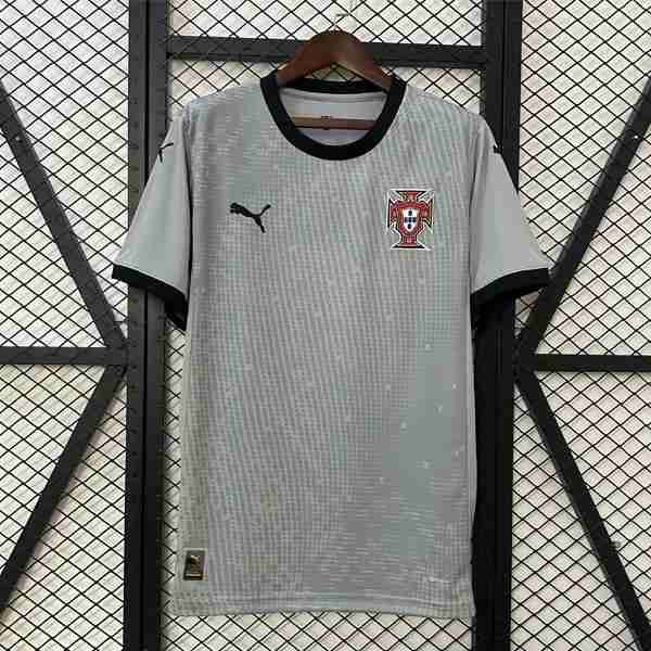 Tailandia Camiseta Portugal Portero 2025 Gris Tailandia Camiseta Portero Portugal 2025 2026 Gris