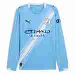 Tailandia Camiseta Primera Manga Larga Manchester City 2025 2026