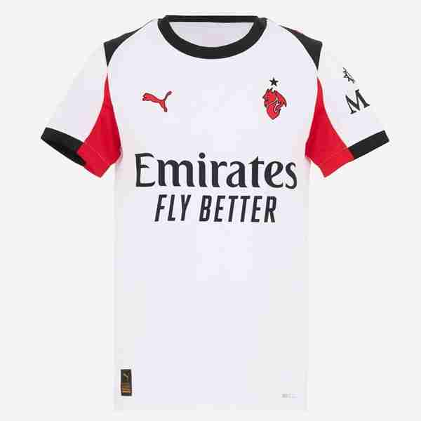 Camiseta AC Milan 2ª Mujer 2025-2026 Tailandia Camiseta Segunda AC Milan Mujer 2025 2026