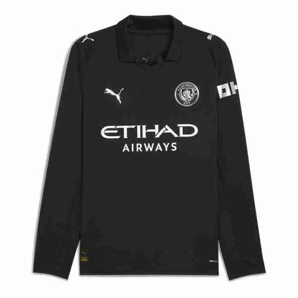 Tailandia Camiseta Manchester City 2ª ML 2025-2026 Tailandia Camiseta Segunda Manga Larga Manchester City 2025 2026