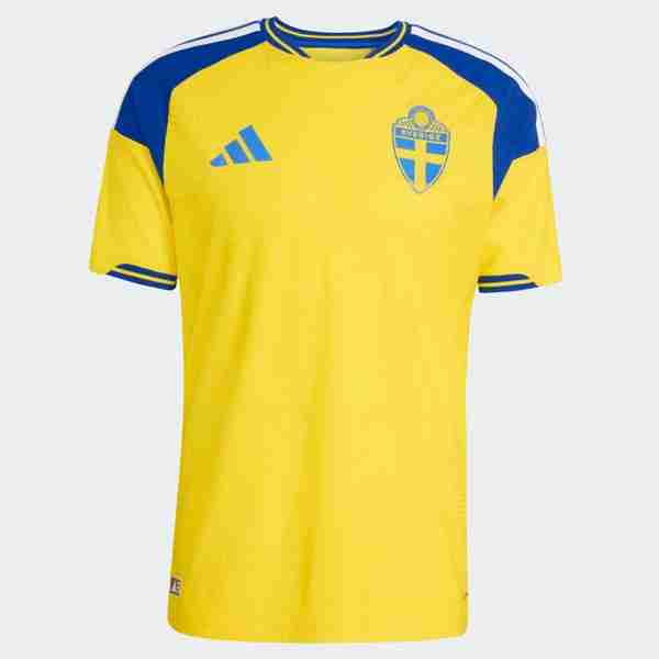 Tailandia Camiseta Suecia 1ª 2026 Tailandia Camiseta Suecia Primera 2025 2026