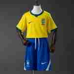 Camiseta Brasil Conjunto Niños Primera 2026