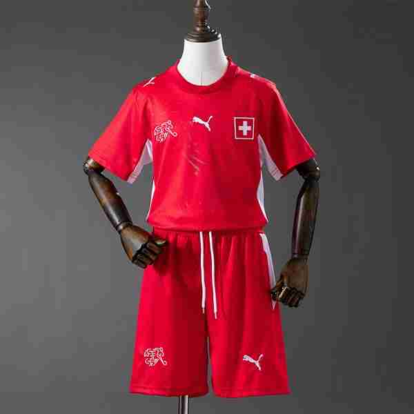 Camiseta Suiza 1ª Niño 2026 Camiseta Suiza Conjunto Niños Primera 2026
