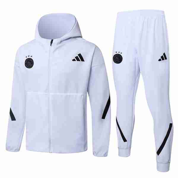 Chandal Con Capucha Ajax 2026-2027 Blanco Chandal Con Capucha Ajax De Ámsterdam 2026 2027 Blanco