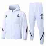 Chandal Con Capucha Real Madrid 2026 2027 Blanco