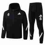 Chandal Con Capucha Real Madrid 2026-2027 Negro