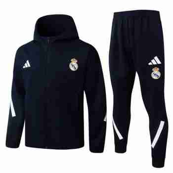 Chandal Con Capucha Real Madrid 2026 27 Azul