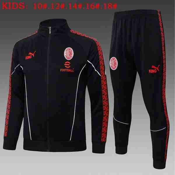 Ninos Chandal AC Milan 2026-2027 Negro Chandal Niños AC Milan 2026 2027 Negro