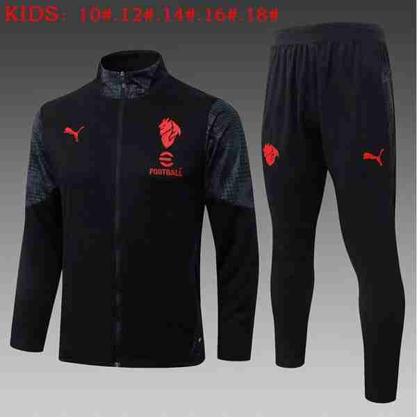 Ninos Chandal AC Milan 2026-2027 Negro 2 Chandal Niños AC Milan 2026 2027