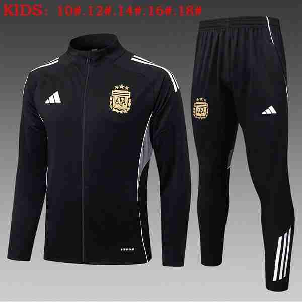 Ninos Chandal Argentina 2026-2027 Negro Chandal Niños Argentina 2026 2027 Negro