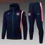 Ninos Chandal Con Capucha Barcelona 2026-2027 Azul