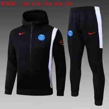Chandal Con Capucha Niños Paris Saint Germain 2026 2027 Negro