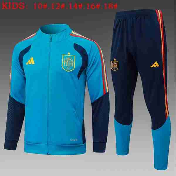 Ninos Chandal España 2026-2027 Azul Chandal Niños España 2026 2027 Azul