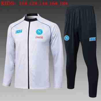 Chandal Niños Napoli 2026 2027 Blanco