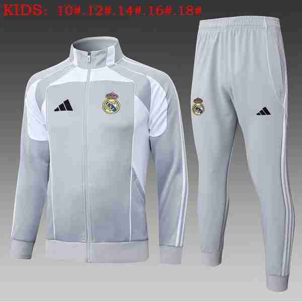 Ninos Chandal Real Madrid 2026-2027 Gris Chandal Niños Real Madrid 2026 2027 Gris