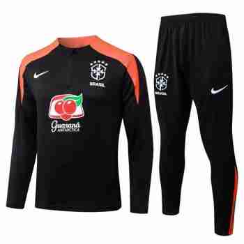 Sudadera Entrenamiento Brasil 2026 2027 Negro