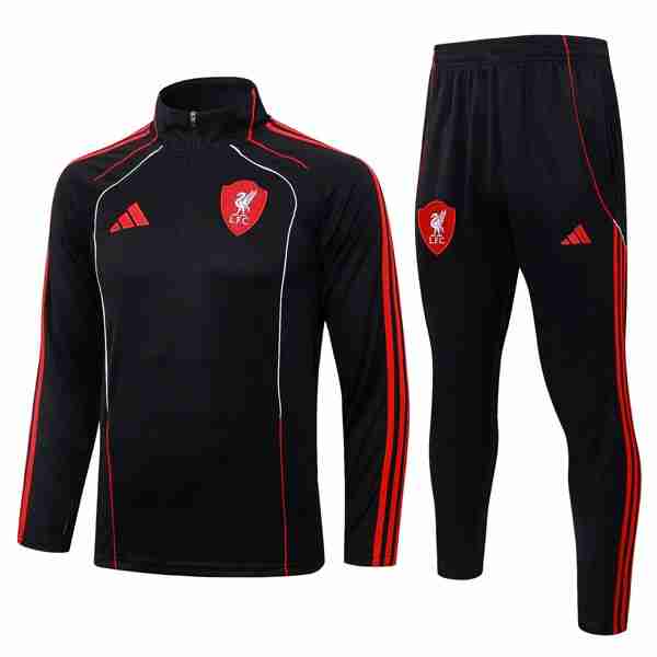 Sudadera De Training Liverpool 2026-2027 Negro Sudadera Entrenamiento Liverpool 2026 2027 Negro