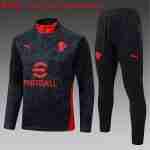 Sudadera Entrenamiento Niños AC Milan 2026 2027 Negro