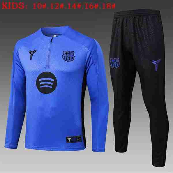 Ninos Sudadera De Training Barcelona 2026-2027 Azul 4 Sudadera Entrenamiento Niños FC Barcelona 2026 27 Azul