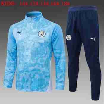 Sudadera Entrenamiento Niños Manchester City 2026 2027 Azul
