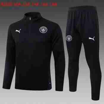 Sudadera Entrenamiento Niños Manchester City 2026 2027 Negro