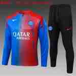Sudadera Entrenamiento Niños Paris Saint Germain 2026 2027 Rojo Azul