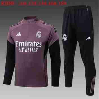 Sudadera Entrenamiento Niños Real Madrid 2026 2027 Purpura