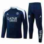 Sudadera Entrenamiento Paris Saint Germain 2026 2027 Azul Blanco