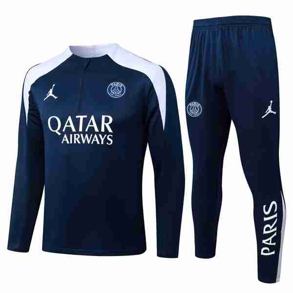 Sudadera De Training PSG 2026-2027 Azul 2 Sudadera Entrenamiento Paris Saint Germain 2026 2027 Azul Blanco