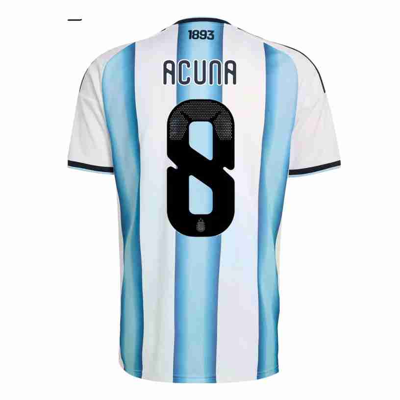 ACUNA NO.8 Camiseta Primera Argentina 2026-Versión Jugador ACUNA NO.8 Camiseta Primera Argentina 2026-Versión Jugador