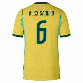 ALEX SANDRO NO.6 Camiseta Primera Brasil 2026-Versión Jugador