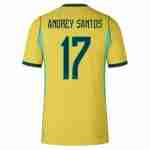 ANDREY SANTOS NO.17 Camiseta Primera Brasil 2026-Versión Jugador