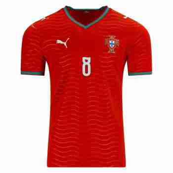 B. FERNANDES NO.8 Camiseta Primera Portugal 2026-Versión Jugador_1