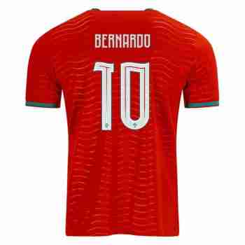 BERNARDO NO.10 Camiseta Primera Portugal 2026-Versión Jugador