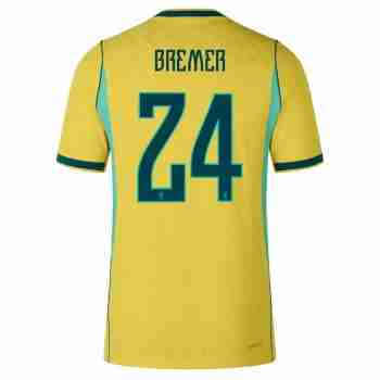 BREMER NO.24 Camiseta Primera Brasil 2026-Versión Jugador