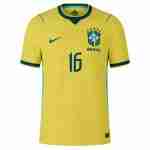 CARLOS AUGUSTO NO.16 Camiseta Primera Brasil 2026-Versión Jugador