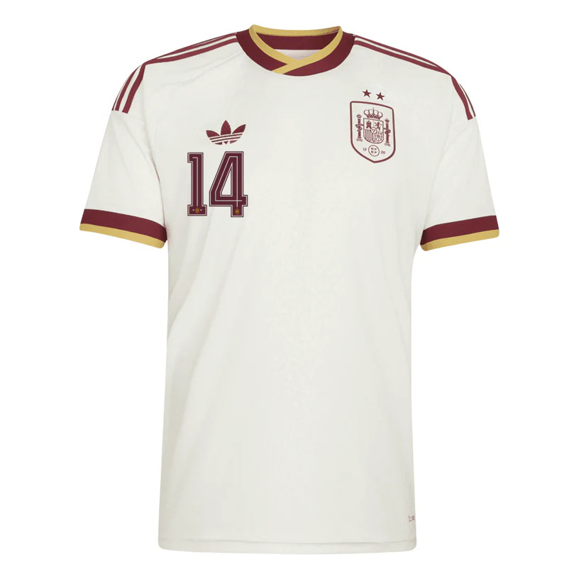 CARVAJAL NO.14 Camiseta Segunda España 2026-Versión Jugador_1