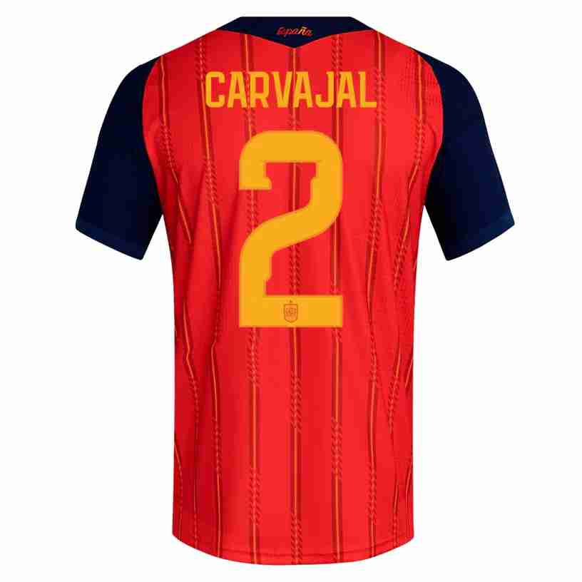 CARVAJAL NO.2 Camiseta Primera España 2026-Versión Jugador CARVAJAL NO.2 Camiseta Primera España 2026-Versión Jugador