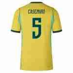 CASEMIRO NO.5 Camiseta Primera Brasil 2026-Versión Jugador