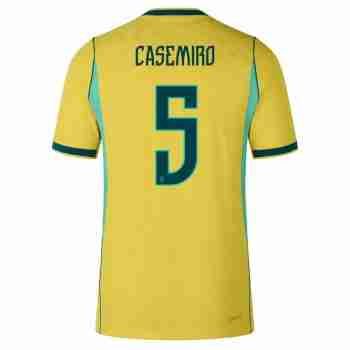 CASEMIRO NO.5 Camiseta Primera Brasil 2026-Versión Jugador